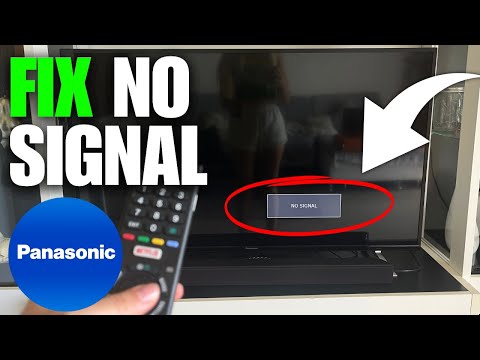 How To Fix Panasonic TV No Signal Problem