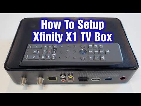How To Setup Xfinity X1 Cable TV Box