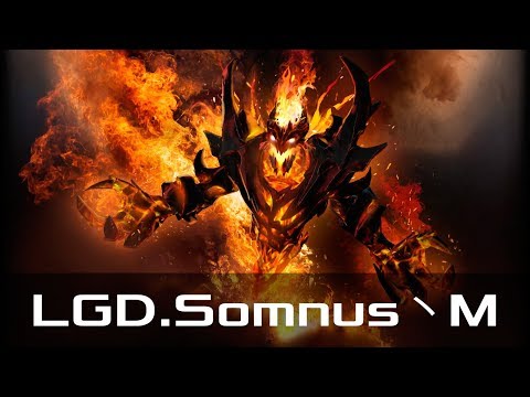 LGD.Somnus丶M — Shadow Fiend, Mid Lane (Aug 3, 2018) | Dota 2 patch 7.19 gameplay