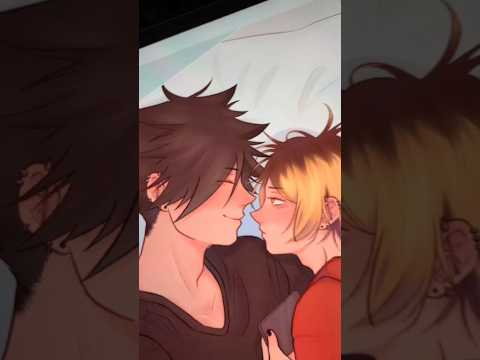 Them Cuddling 🥺💞|| #haikyuu #cute #kuroo #kenma #kuroken #shorts #tiktok [©®sfonsecan]