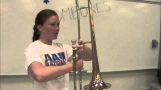 Trombones Horns Up, Down, and Carry Positions - Wildcat Marching Academy