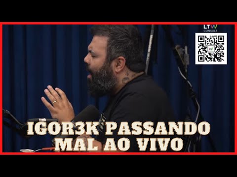 IGOR 3K PASSANDO MAL AO VIVO KK | JULIO BALESTRIN E RENATO CARIANI NO Flow Podcast #389