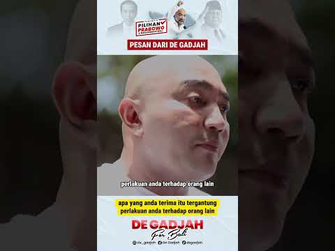 De Gadjah: Nilai Anda Ditentukan Dari Amal Perbuatan Anda