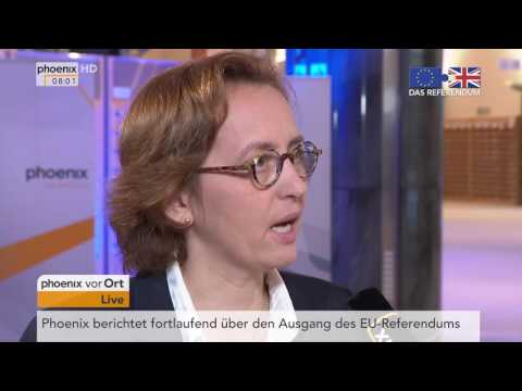 Brexit: Interview mit Beatrix von Storch in Brüssel am 24.06.2016