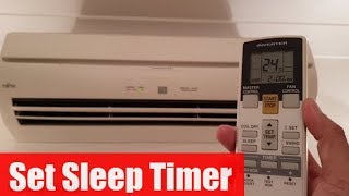 Fujitsu Air Conditioner: How to Set Sleep Timer