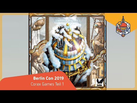 Steamopolis: Corax Games - Brettspiel - Berlin Con Studio 2019