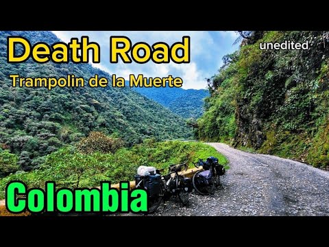Colombia's Death Road -Trampolin de la Muerte- Trampolin del Diablo//Bicycle touring The Americas