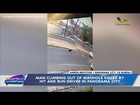 Man climbing out of manhole killed by hit and run driver in Panorama City