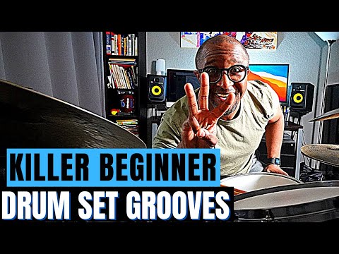 3 KILLER DRUM SET GROOVES FOR BEGINNERS | Jazz Drummer Q-Tip Lesson of the Week