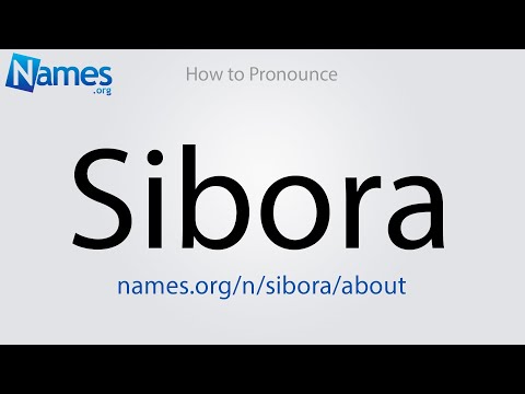 How to Pronounce Sibora