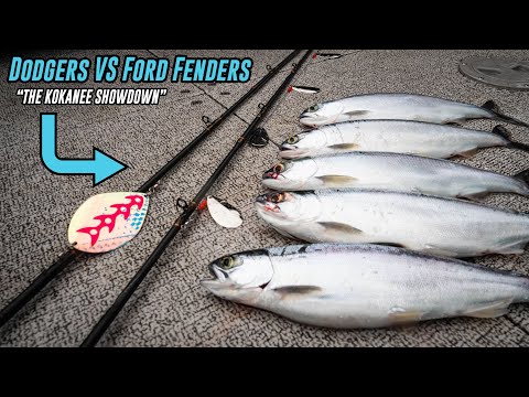 Kokanee Fishing SHOWDOWN! | Trolling Dodgers VS Ford Fenders/Gang Trolls