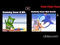Gummy Bear 8 Bit Fast Fast Fast Vs Gummy Bear But Sonic Version Fast Fast Fast