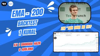EMA-200 - İlk 1 dakikada ETH ve BTC ile yarışan Sonuç