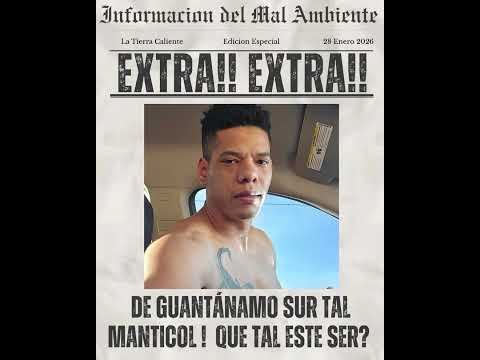 De Guantánamo Un Tal Manticol ! Que tal es ? #informaciondelmalambiente #Guantánamo #manticol