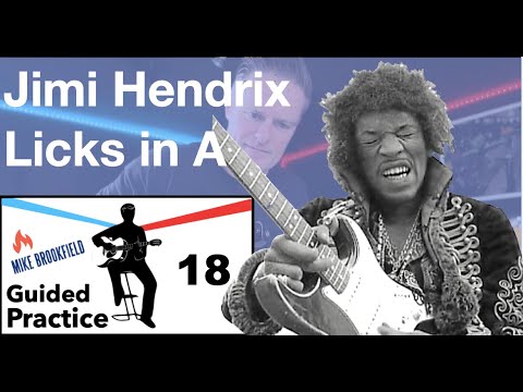 Jimi Hendrix Licks in A - Guided Practice 18