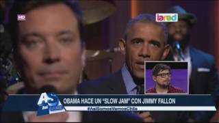 Barack Obama se lució junto a Jimmy Fallon