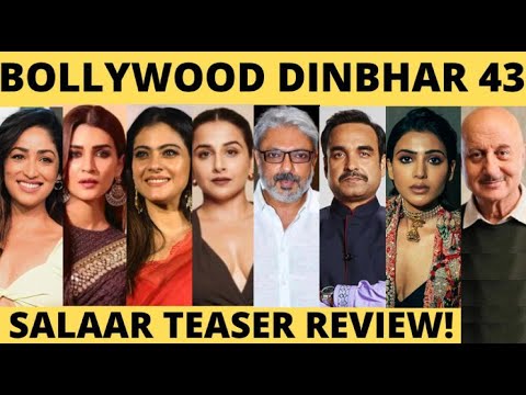 Salaar Movie Teaser Review |Bollywood Dinbhar Episode 43 | KRK | 