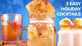 3 Easy Holiday Cocktails! | The Best Thanksgiving & Christmas Cocktails