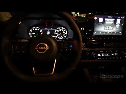 👉 AT NIGHT:  2022 Nissan Pathfinder SL - Interior & Exterior Lighting Overview + Night Drive