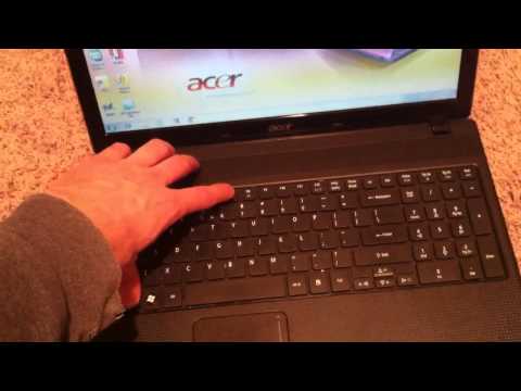 Acer aspire 5336-2524 mouse pad won't work