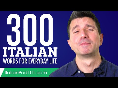 300 Italian Words for Everyday Life - Basic Vocabulary #15