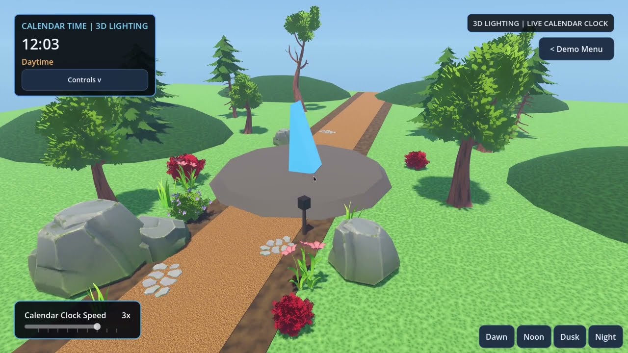 The Complete Calendar & Time System for Godot 4 — Calendar Time Demo