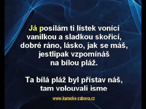 Karaoke klip Bílá pláž - Yvetta Simonová, Milan Chladil