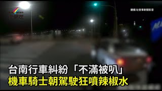 Fw: [新聞] 台南行車糾紛「不滿被叭」機車騎士朝駕 