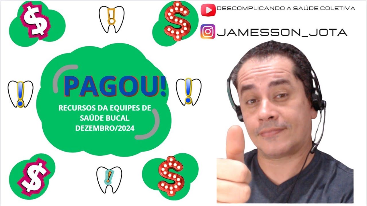 PAGOU! O MS FEZ O REPASSE DOS RECURSOS DA SAÚDE BUCAL DEZ 2024