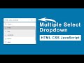 jQuery Multiselect Dropdown with search box | Bootstrap 5 supported Multiselect Dropdown