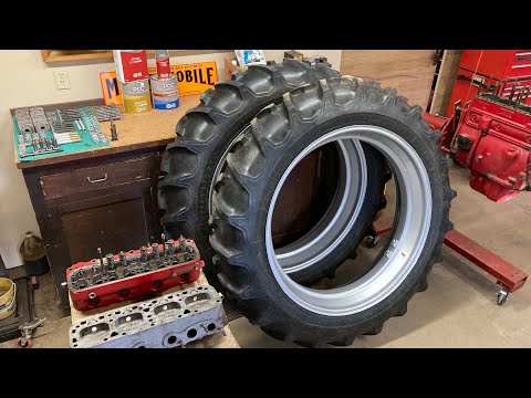 Farmall "Preparation H" Project Episode #7 - Silver Rims, Paint Decisions, & New Cylinder Head!