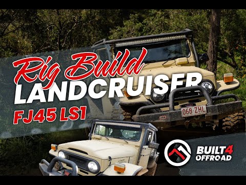 WILD TRACK EATING LANDCRUISER FJ45 | 12 YEARS IN THE MAKING | 80 SERIES CHASIS | LS1 | 37” TREPS