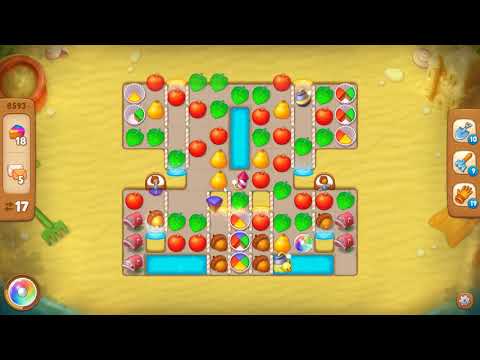 GardenScapes level 8593 🌱 Playrix HD 👋😘✌️