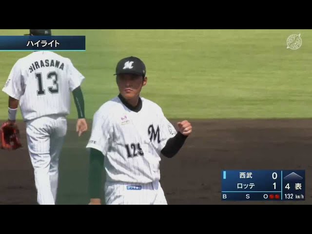 【ファーム】8/27 マリーンズ対ライオンズ ハイライト