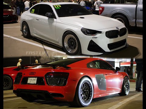 1600HP TWIN TURBO R8 vs 1400HP BMW M240I TX2K25