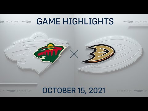 NHL Highlights | Wild vs. Ducks - Oct. 15, 2021