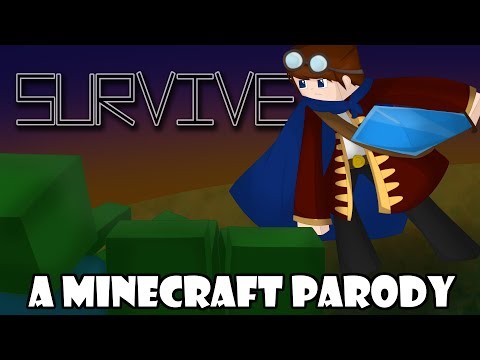 ♪ "Survive" - A Minecraft Parody of Owl City - Fireflies