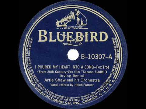 1939 HITS ARCHIVE: I Poured My Heart Into A Song - Artie Shaw (Helen Forrest, vocal)