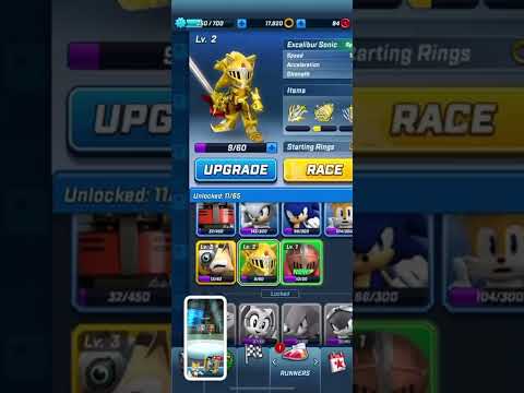 Sonic Forces Speed Battle: Unlocked Sir Gawain Team: Excalibur