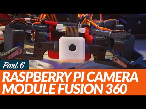 YouTube Thumbnail for Raspberry Pi Camera Module design in Fusion 360 for SMARS Quad