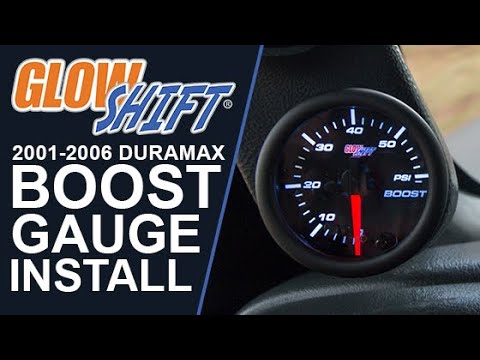 Installation | GlowShift Boost Gauge for 2001-2006 6.6 GM Duramax Allison 1000 Transmission