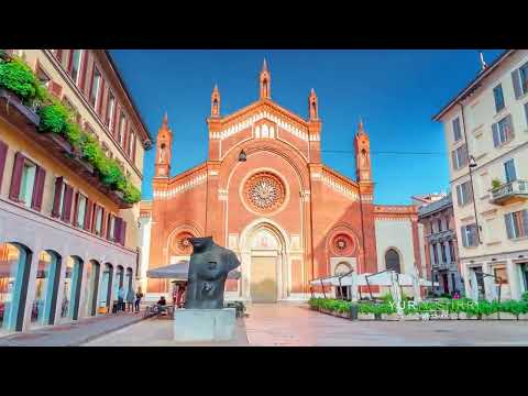 Milano city hyperlapse Italy time lapse Italian