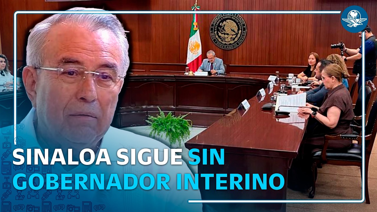 Suspenden sesión para nombrar gobernador interino tras licencia de Rocha Moya