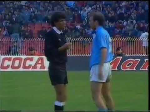 Napoli - Bari 1-0, serie A 1990-91, sintesi lunga da 45 minuti. ENG