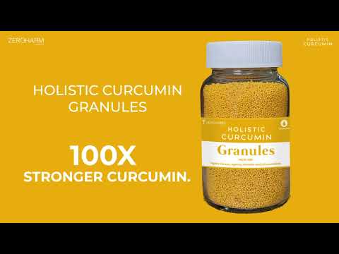 Holistic curcumin granules, 100 gm, bottle