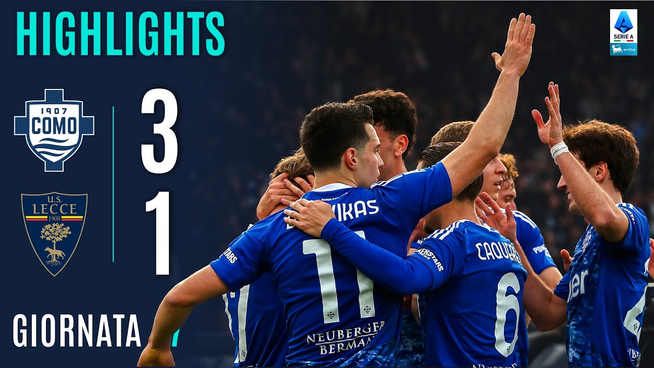 COMO-LECCE 3-1 | HIGHLIGHTS | 27ª GIORNATA | SERIE A ENILIVE 2025/26