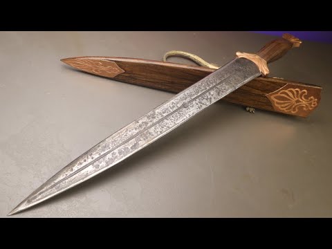Restoration Old Rusty Caucasian Dagger Khanjali