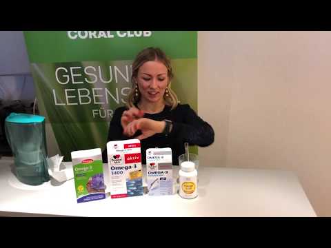 Coral Club: Test mit diversen Omega 3/60 Öle - Deutsch März 2019