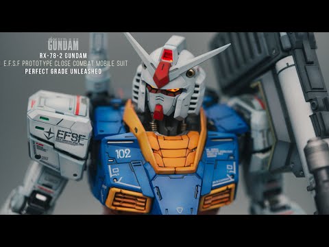 The Perfect Grade Unleashed Gundam │Custom Build │ガンプラ,機動戦士ガンダム,gunpla,全塗装,pguガンダム