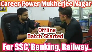 Career Power admission process|best ssc and Banking offline coaching in #mukherjeenagar